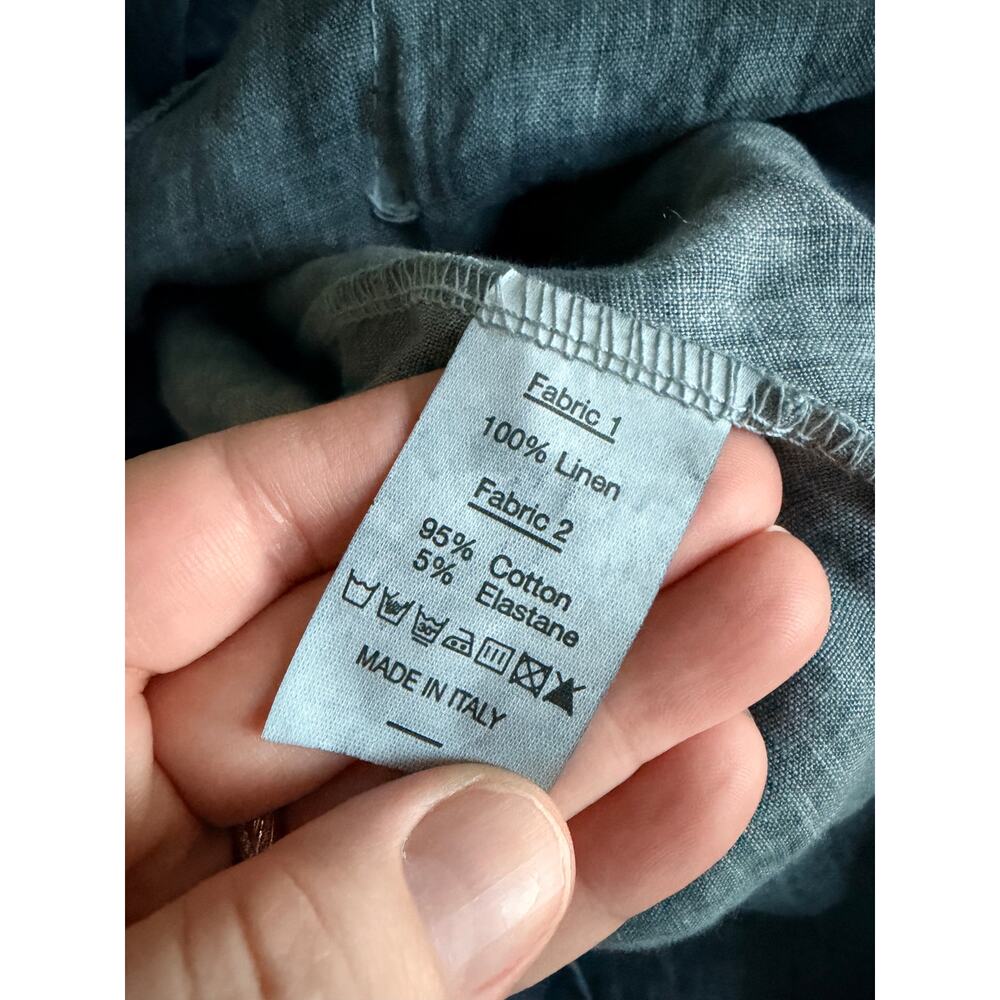 Inizio Linen Magic Lyric Dress - Indigo Blue, Women's S - Picture 6 of 9